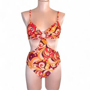 Beach Riot Kristen Starbright Swirl one piece